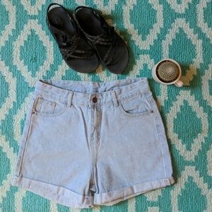 High waisted shorts